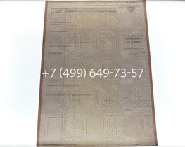 Академическая справка образца 2010-2011 г. для колледжа