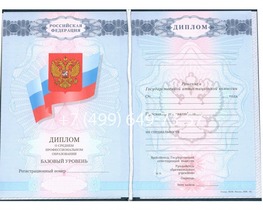 Диплом о среднем специальном образовании 2007-2010 года